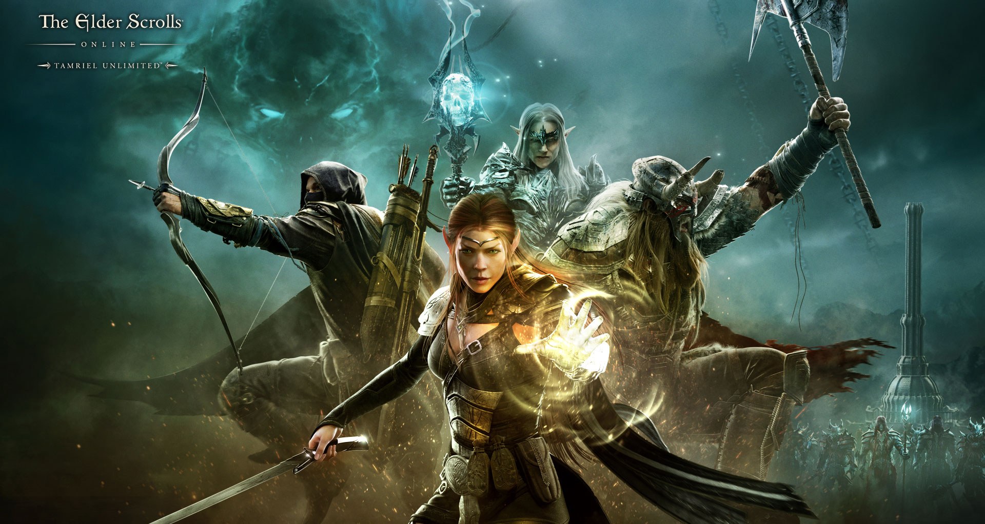 The Elder Scrolls Online: Tamriel Unlimited key art